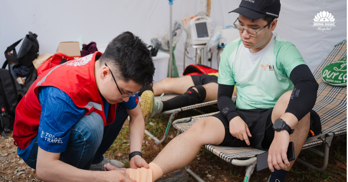 BVĐK Hồng Ngọc bảo trợ y tế tại giải chạy Hanoi Mountain Trail