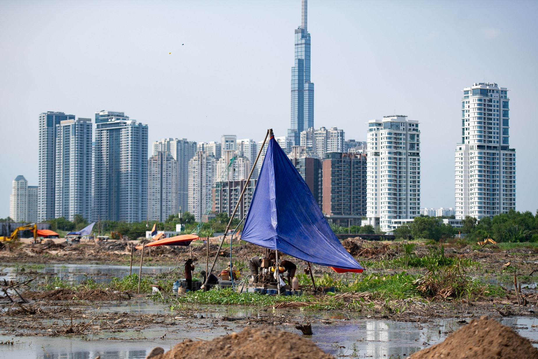 Cận cảnh khu đất 33ha ở Thủ Thiêm sẽ thành trung tâm hành chính mới