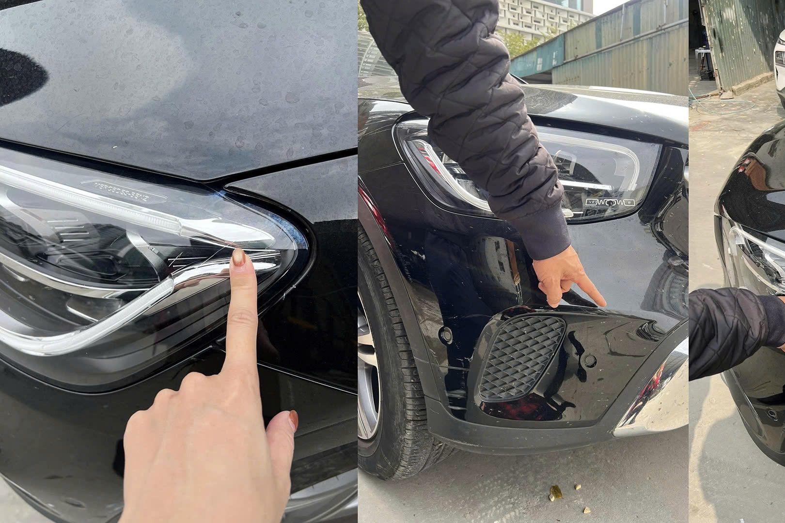 Giám định lại Mercedes-Benz GLC 200 bị cào xước, thiệt hại tăng lên 83,5 triệu