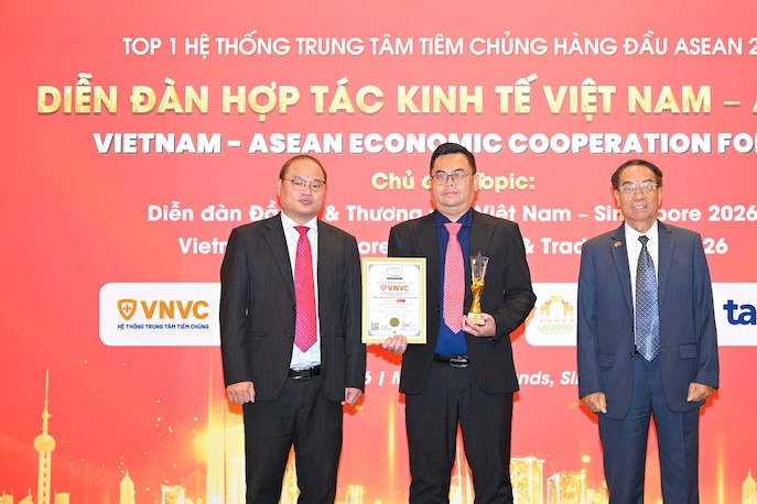 Hệ thống VNVC đạt 3 giải thưởng tại Diễn đàn kinh tế hợp tác Việt Nam-ASEAN