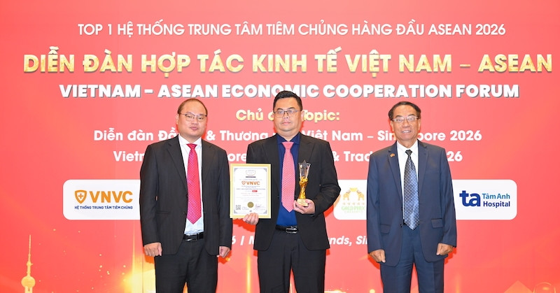 Hệ thống VNVC đạt 3 giải thưởng tại Diễn đàn kinh tế hợp tác Việt Nam-ASEAN