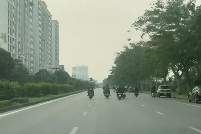 Chặn nhóm 'quái xế' ở Hà Nội, lộ thủ phạm trong clip lan truyền trên mạng xã hội