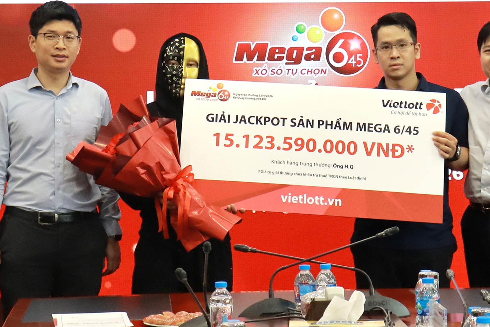 Chọn số theo phong thủy, người đàn ông Nghệ An trúng độc đắc hơn 15 tỷ