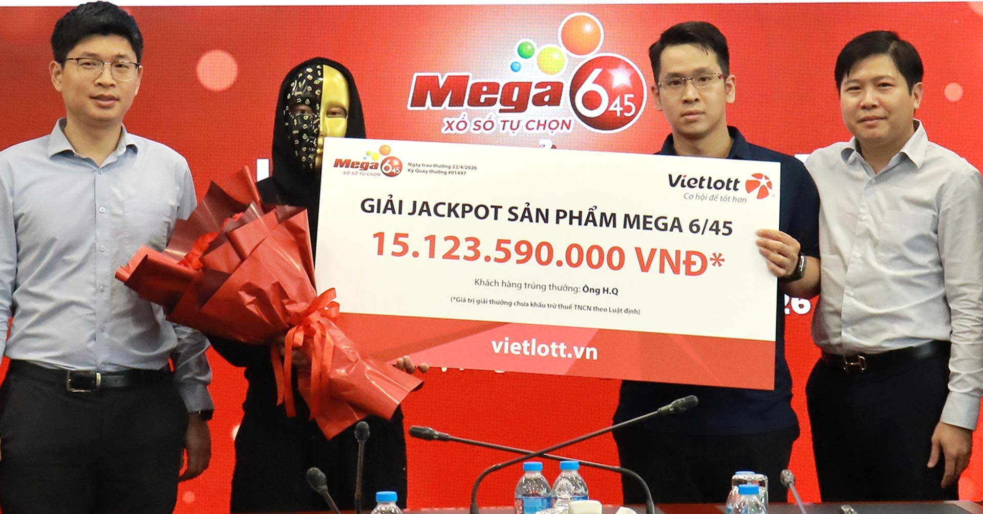 Chọn số theo phong thủy, người đàn ông Nghệ An trúng độc đắc hơn 15 tỷ