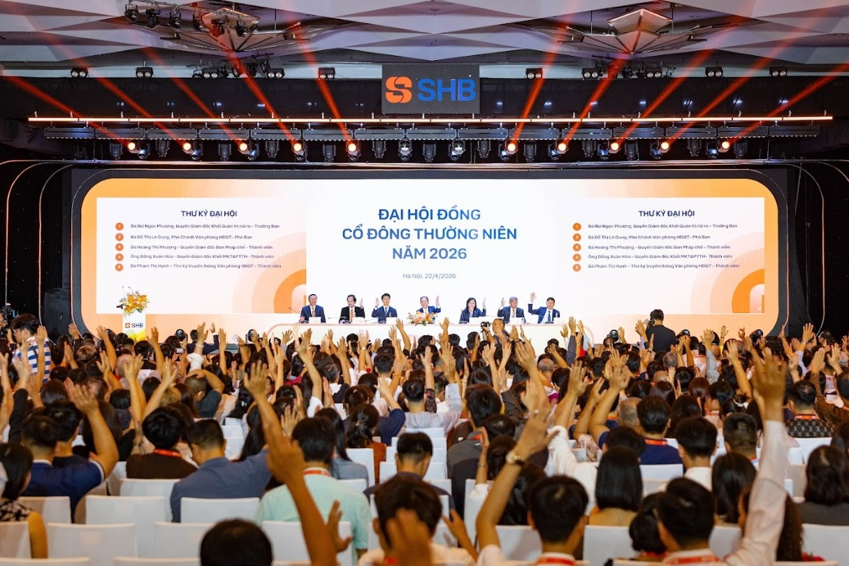 ĐHĐCĐ SHB lập kỷ lục cổ đông tham dự - động lực bứt phá trong kỷ nguyên mới