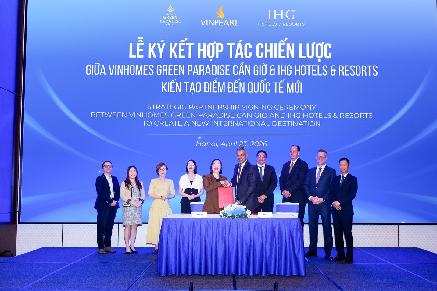 Vinhomes Green Paradise bắt tay hợp tác với IHG Hotels & Resorts