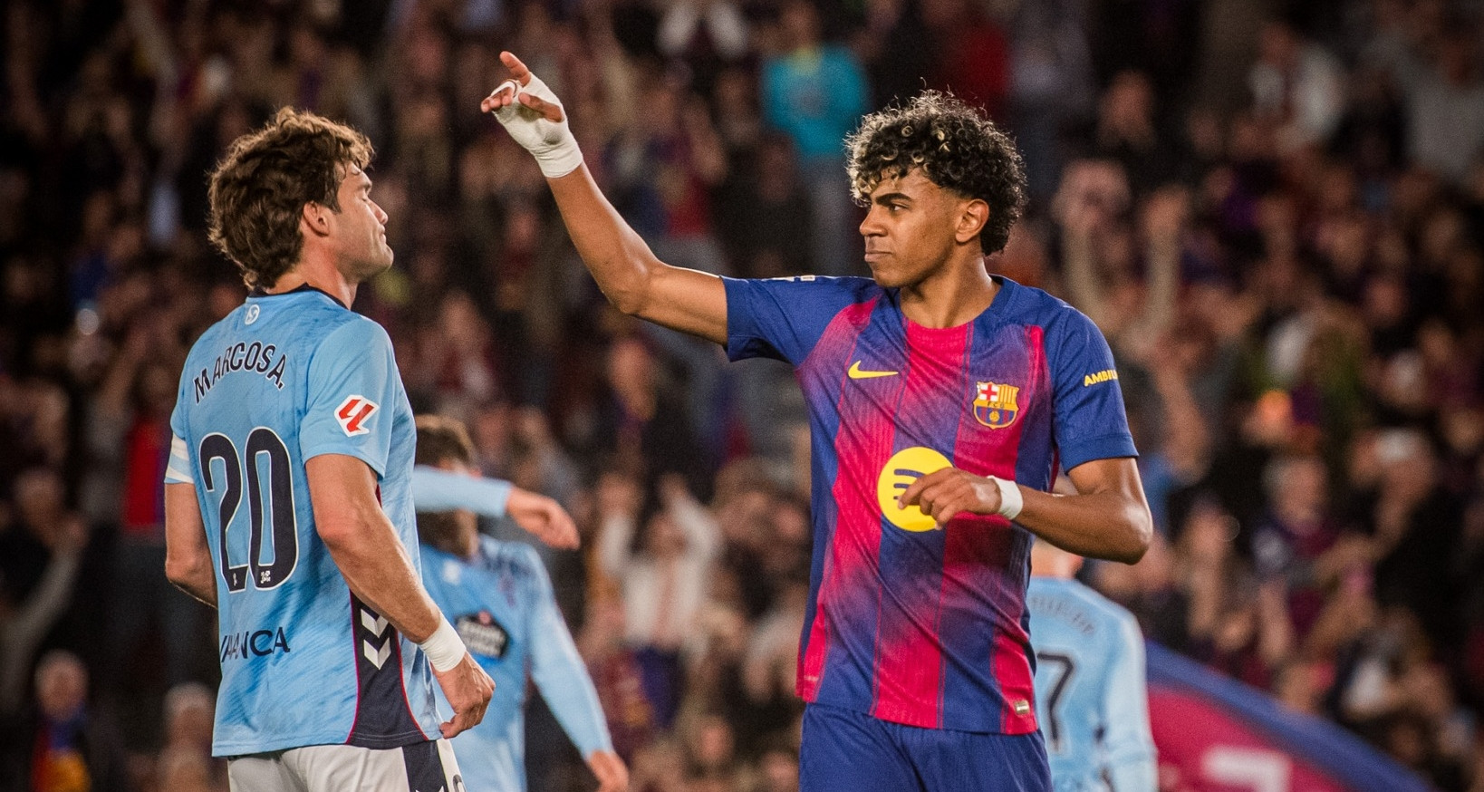 Yamal ghi bàn rồi chấn thương, Barca thắng kém vui