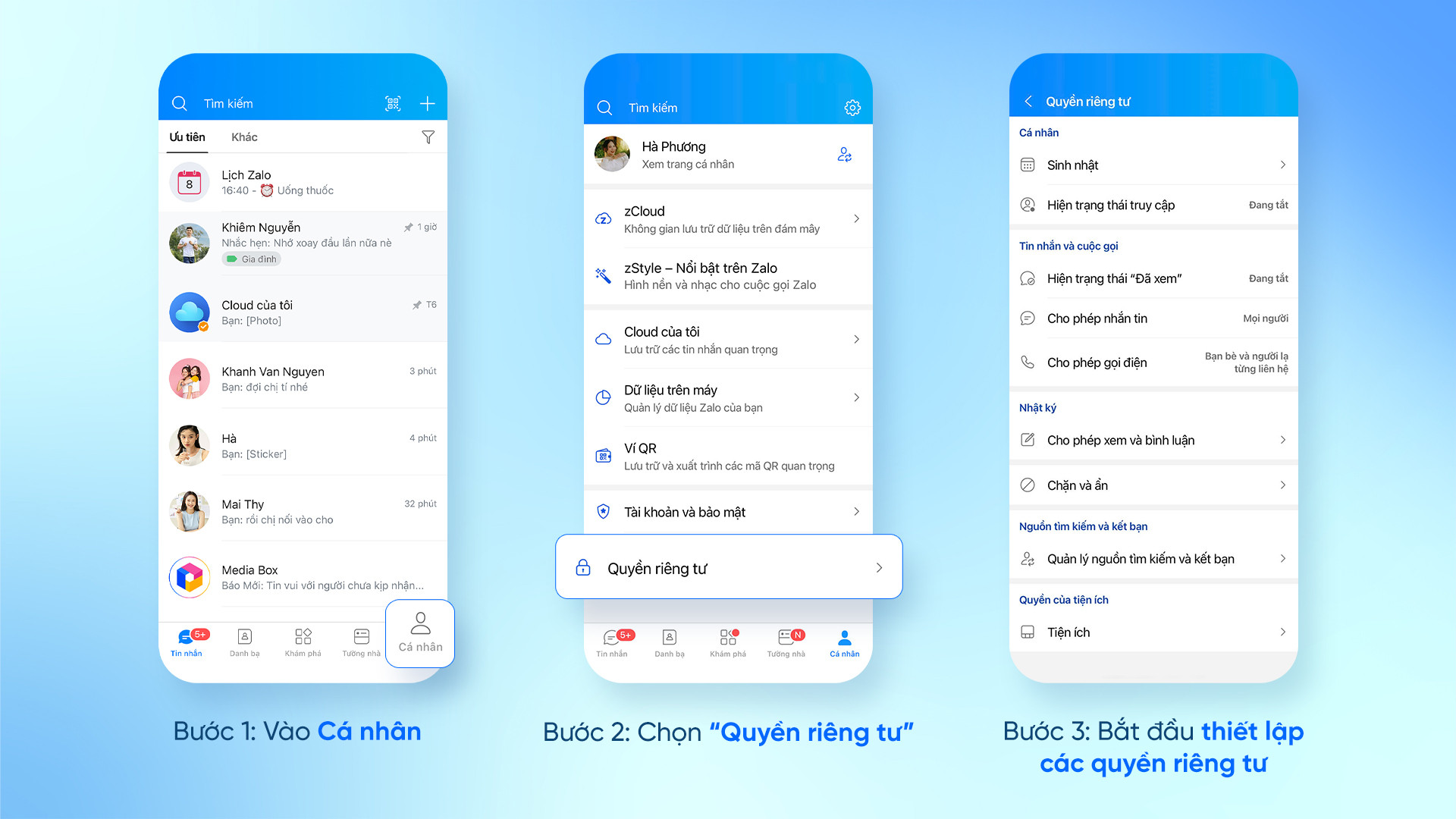 Zalo tăng cường bảo mật người dùng, chống quay chụp màn hình ảnh đại diện
