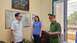 Cơ quan công an đọc quyết định khởi tố bị can đối với ông Phạm Thành Nam 1.jpeg