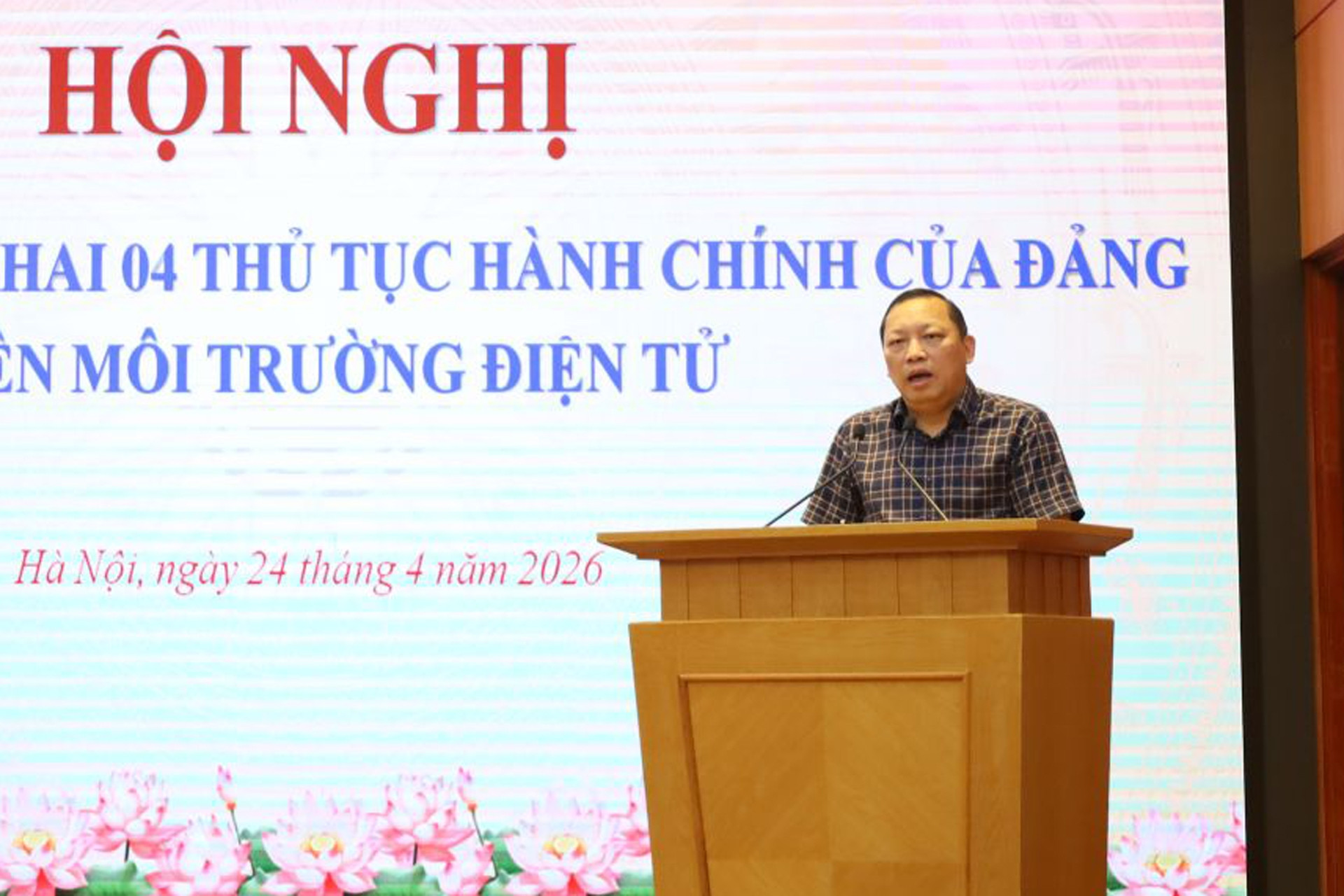 Hướng dẫn kỹ năng thực hiện 4 thủ tục hành chính của Đảng trên môi trường số