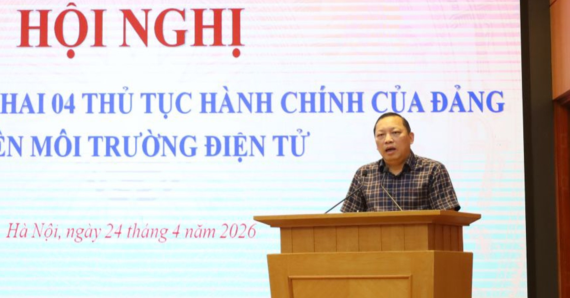 Hướng dẫn kỹ năng thực hiện 4 thủ tục hành chính của Đảng trên môi trường số