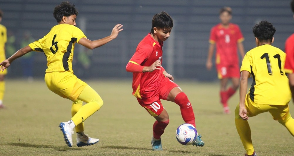 Trực tiếp bóng đá U17 Việt Nam 3-0 U17 Malaysia: Văn Dương lập cú đúp