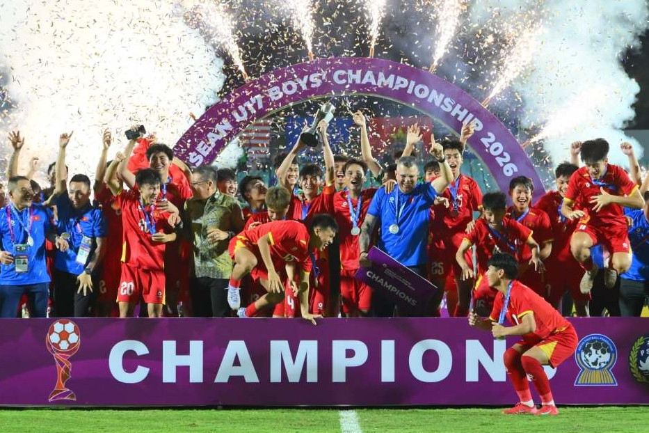 U17 Việt Nam thắng tưng bừng Malaysia, vô địch Đông Nam Á