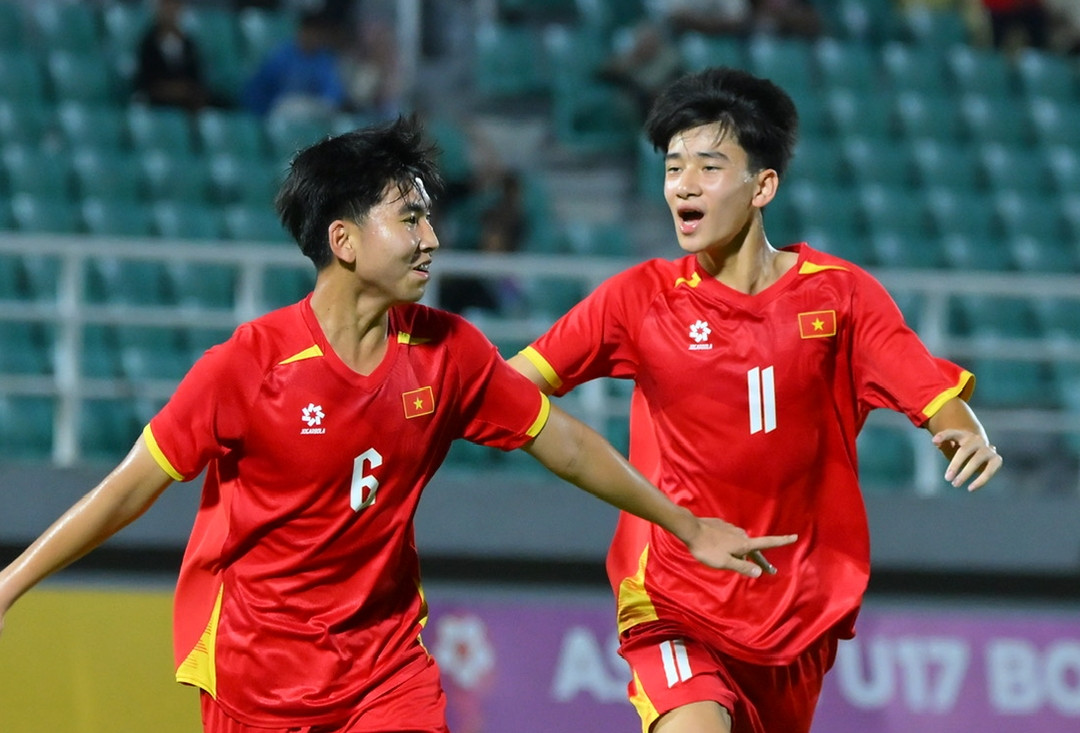 Video khoảnh khắc U17 Việt Nam ăn mừng chức vô địch lịch sử