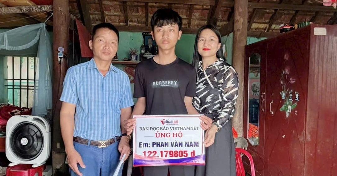 Bạn đọc giúp em Phan Văn Nam ở Hà Tĩnh hơn 122 triệu đồng