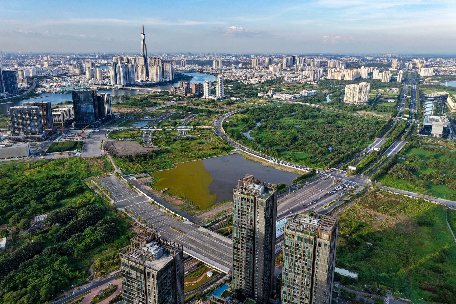 Vị trí 6 nhà ga tuyến metro Bến Thành - Thủ Thiêm