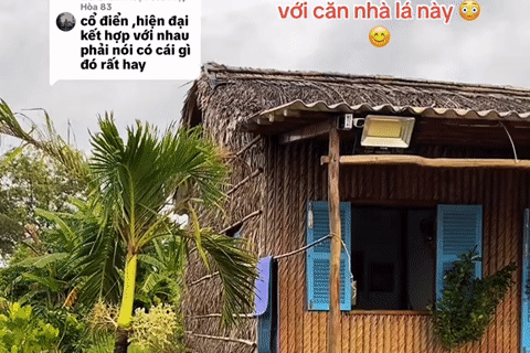 Vợ chồng trẻ rời TPHCM về quê, chi 130 triệu dựng nhà lá 88m² đẹp bất ngờ