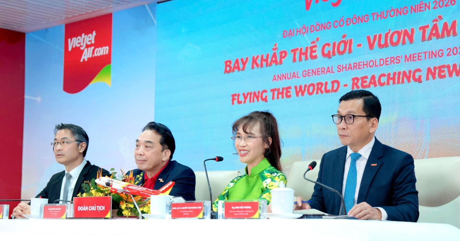 ĐHĐCĐ Vietjet 2026: tiếp tục mở rộng mạng bay quốc tế, thu hút vốn ngoại