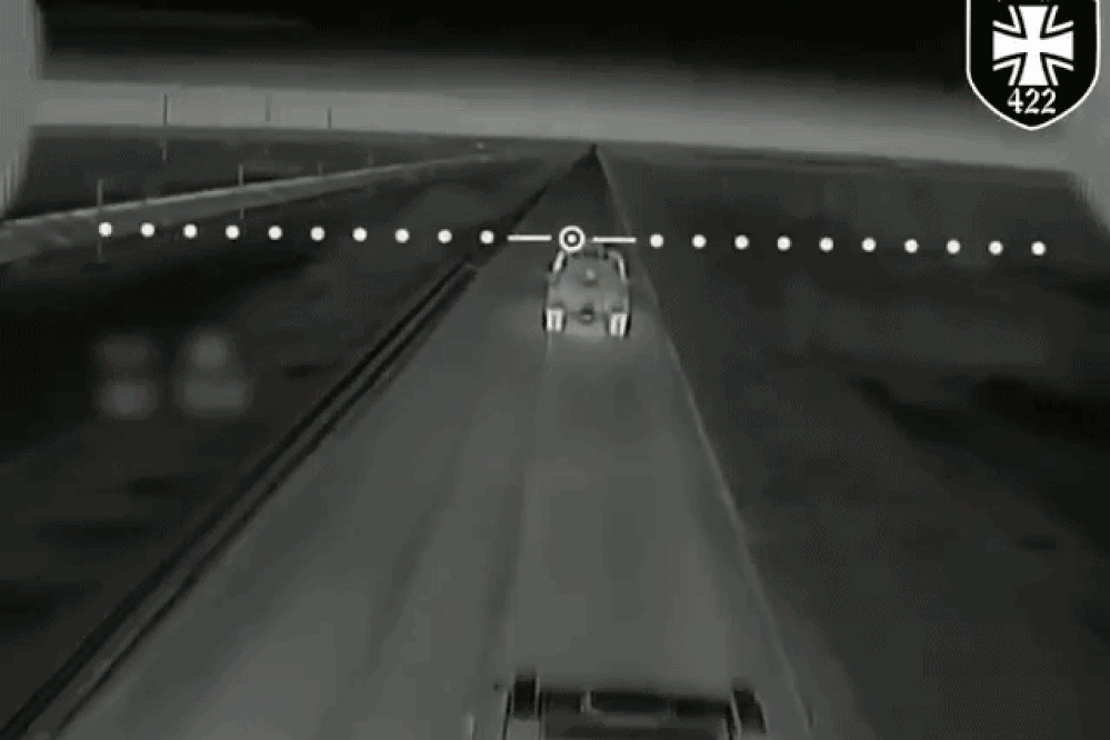 UAV Ukraine tập kích đoàn xe quân sự Nga gần Melitopol