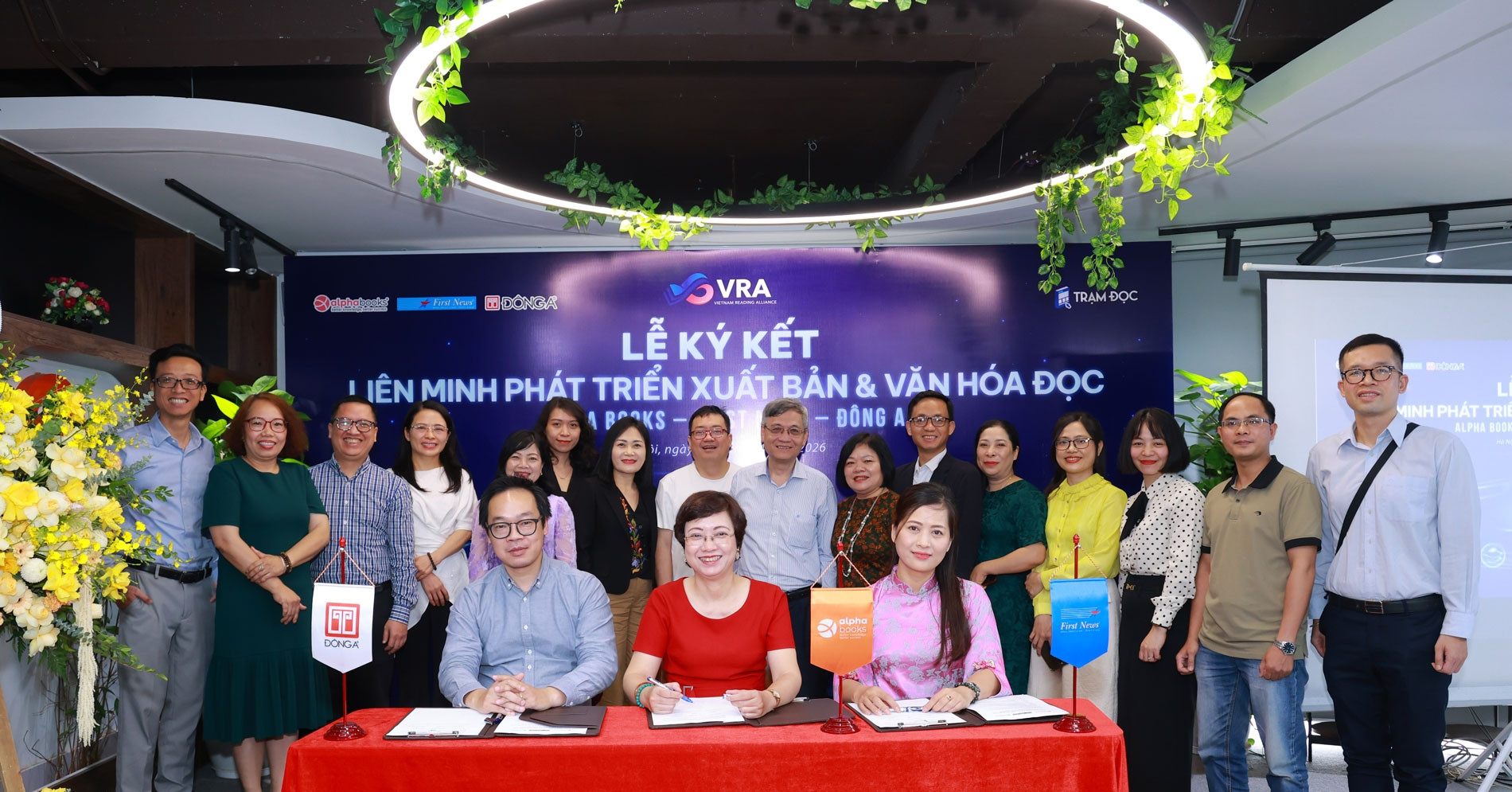 Ba ông lớn bắt tay lập liên minh phát triển xuất bản và văn hóa đọc Việt Nam