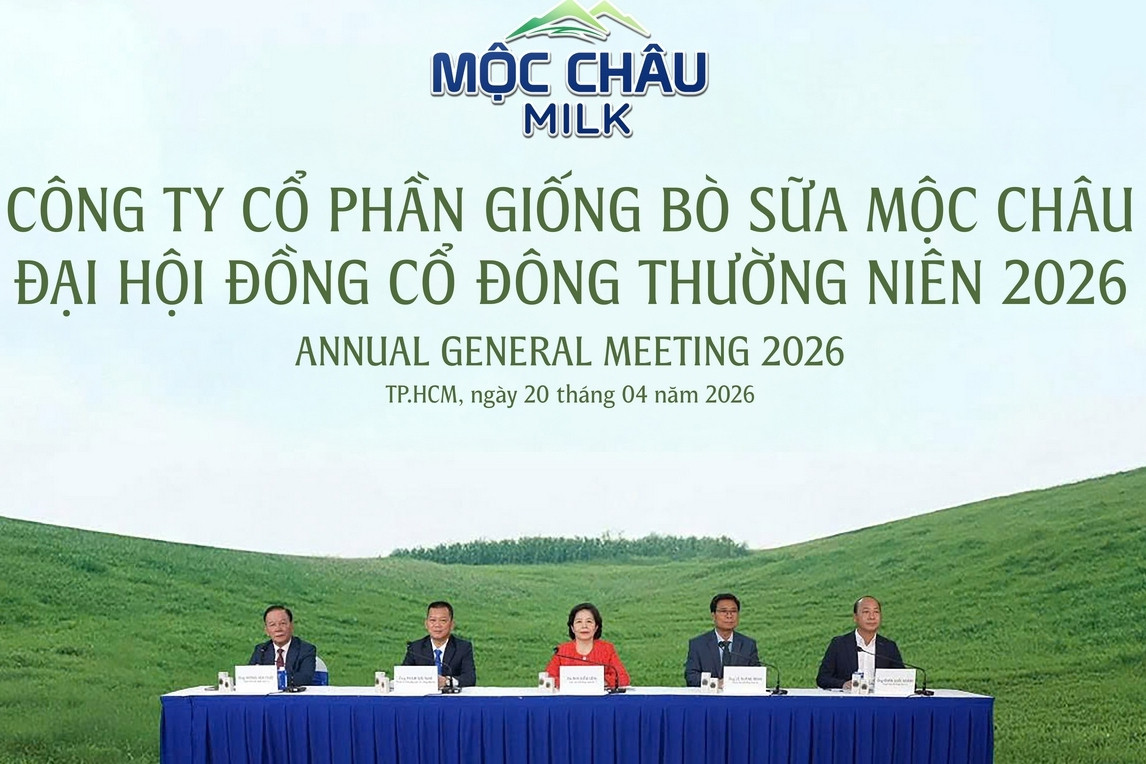 Năm 2026, Mộc Châu Milk đặt mục tiêu 241 tỷ đồng lợi nhuận sau thuế