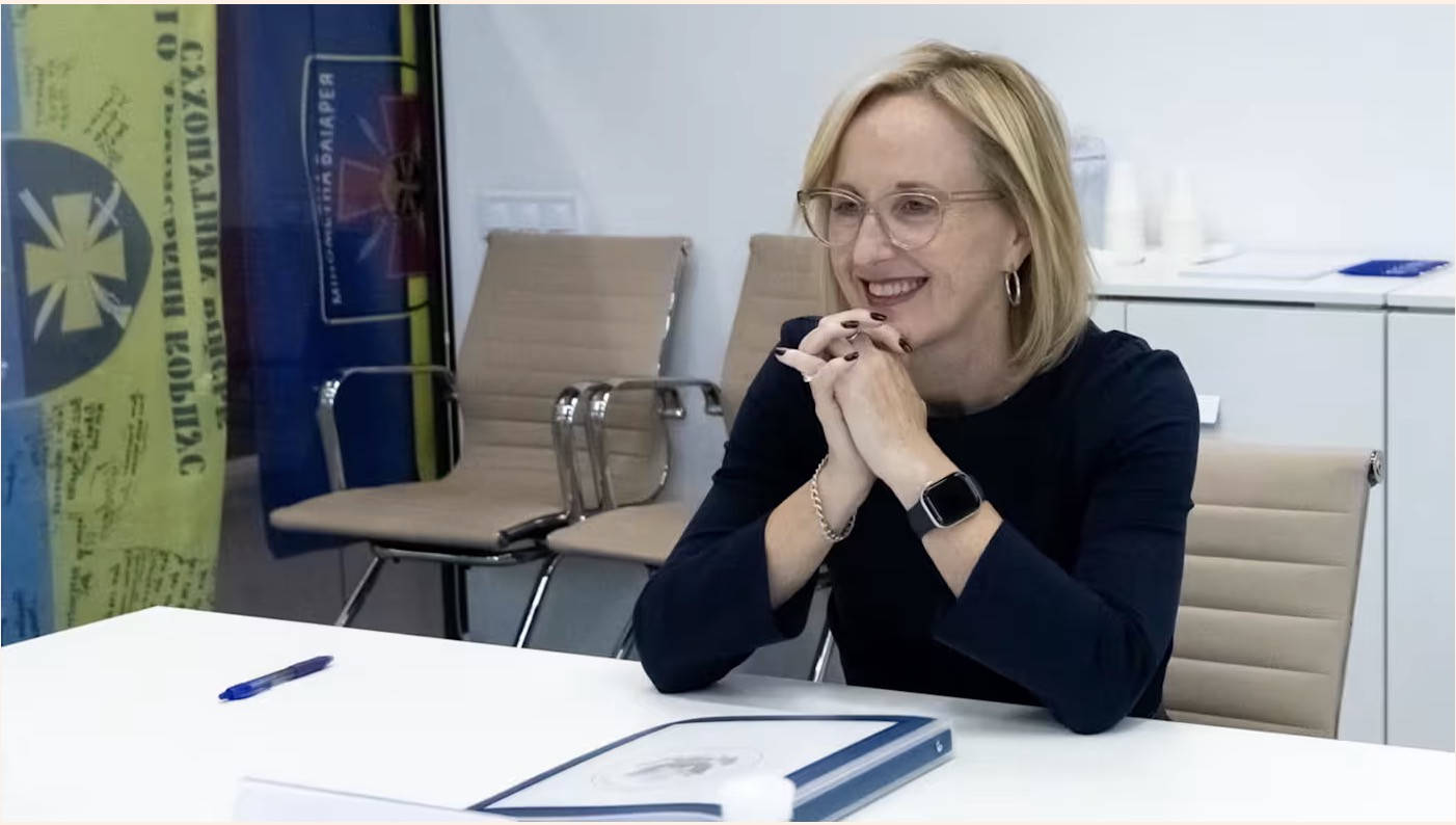 Đại sứ Mỹ tại Ukraine Jules Davis. Ảnh: Financial Times