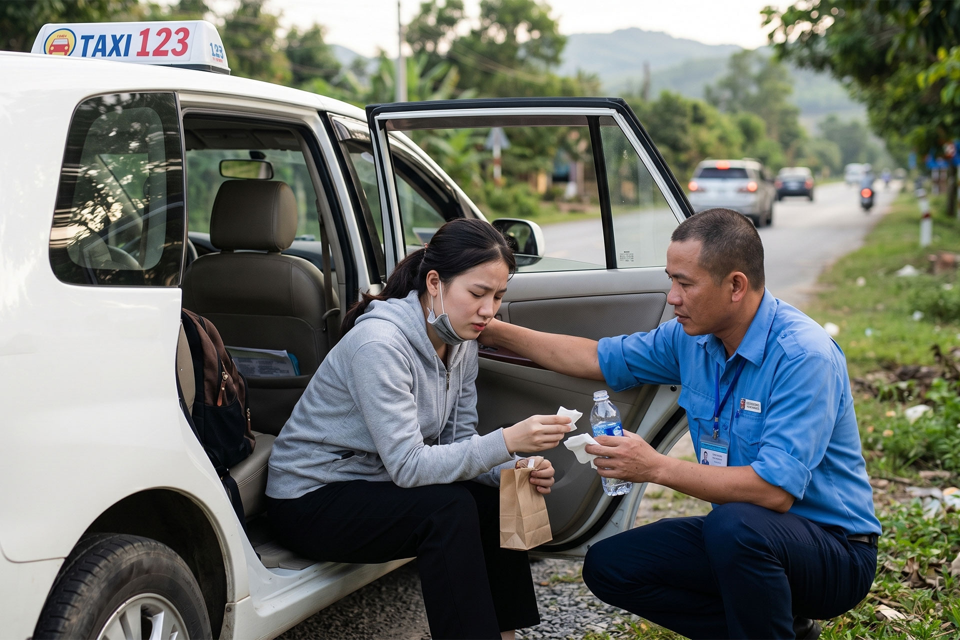  Khách say xe trên các chuyến đi đường dài, tài xế cần xử lý thế nào? 