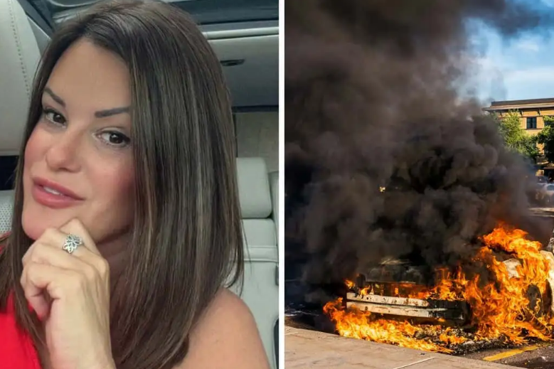 Mang xe đi đổi, nữ tài xế sững sờ vì xe bốc cháy khi chưa kịp định giá