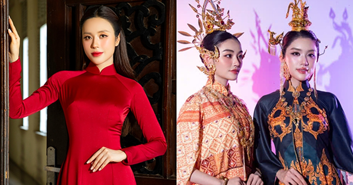 Tô Diệp Hà yêu kiều áo dài đỏ, hoa hậu Phương Oanh, Yến Nhi hóa 'nàng thơ'