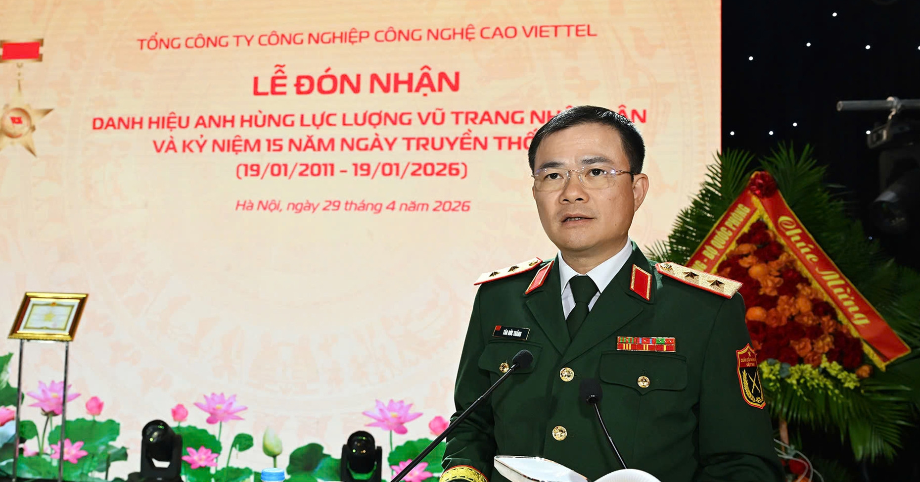 Trung tướng Tào Đức Thắng: "VHT phải phát triển sản phẩm công nghệ lưỡng dụng, gắn quốc phòng với kinh tế"