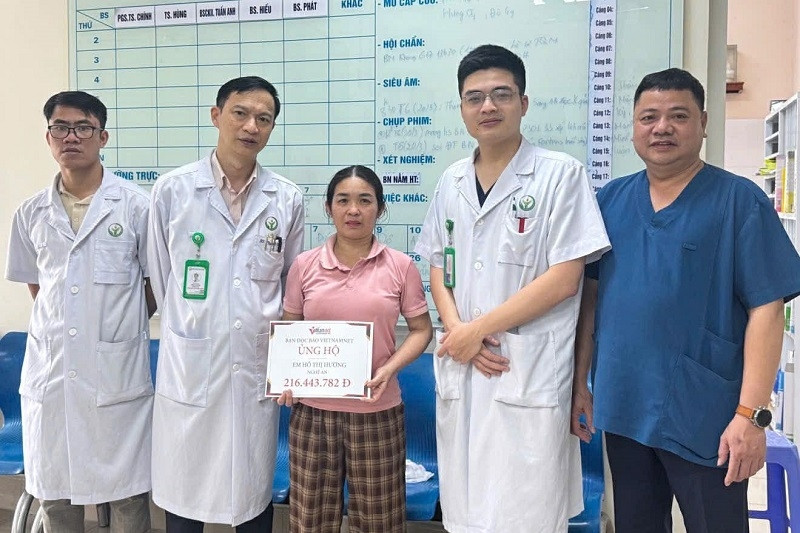 Bạn đọc giúp đỡ nữ sinh Hồ Thị Hường bị tai nạn mất hai chân hơn 216 triệu đồng