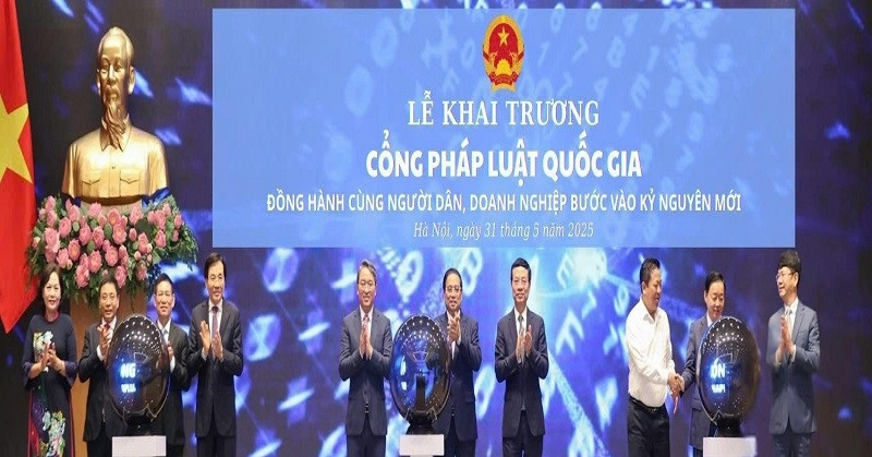 Cổng Pháp luật Quốc gia - Nền tảng số đưa pháp luật đến gần người dân