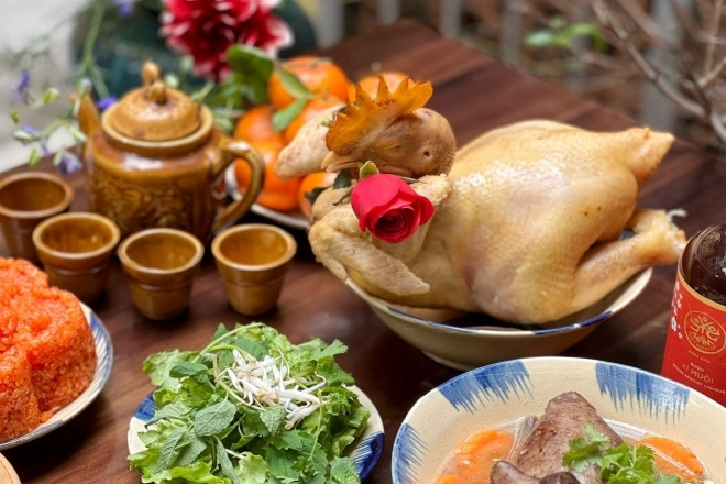Mâm cúng tết Thanh minh tại nhà, ngoài mộ đầy đủ, đúng truyền thống