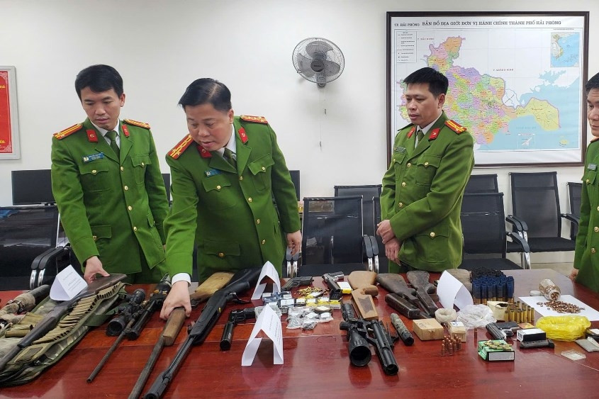  Hải Phòng: Triệt phá đường dây chế tạo, mua bán vũ khí quân dụng quy mô lớn 