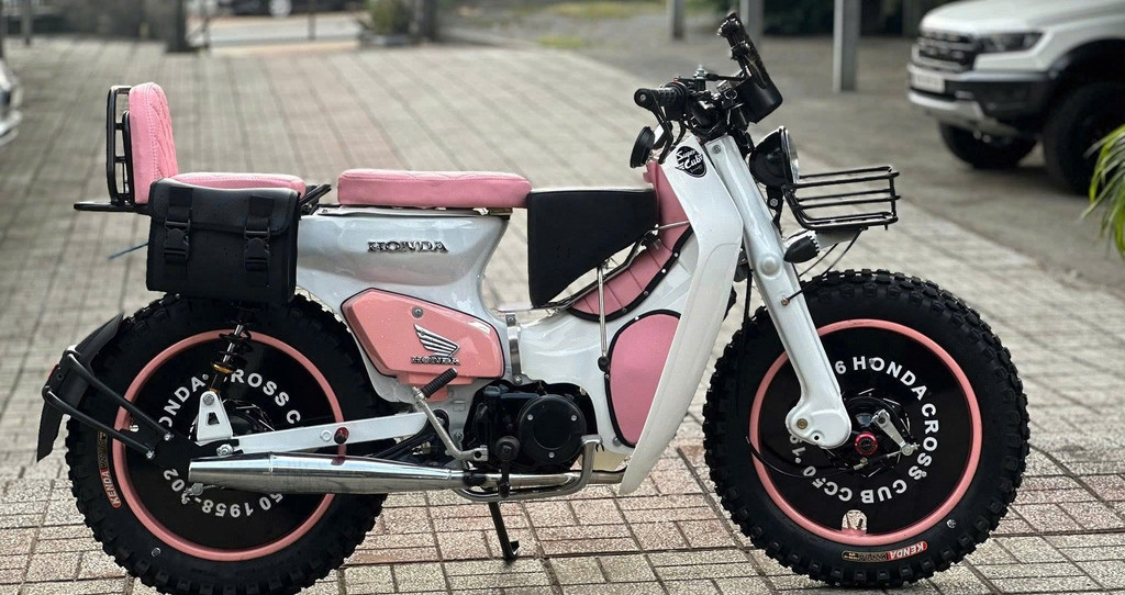 Từ Honda Cub cũ kỹ thành xe chơi phố phong cách 'bánh bèo' cực chất