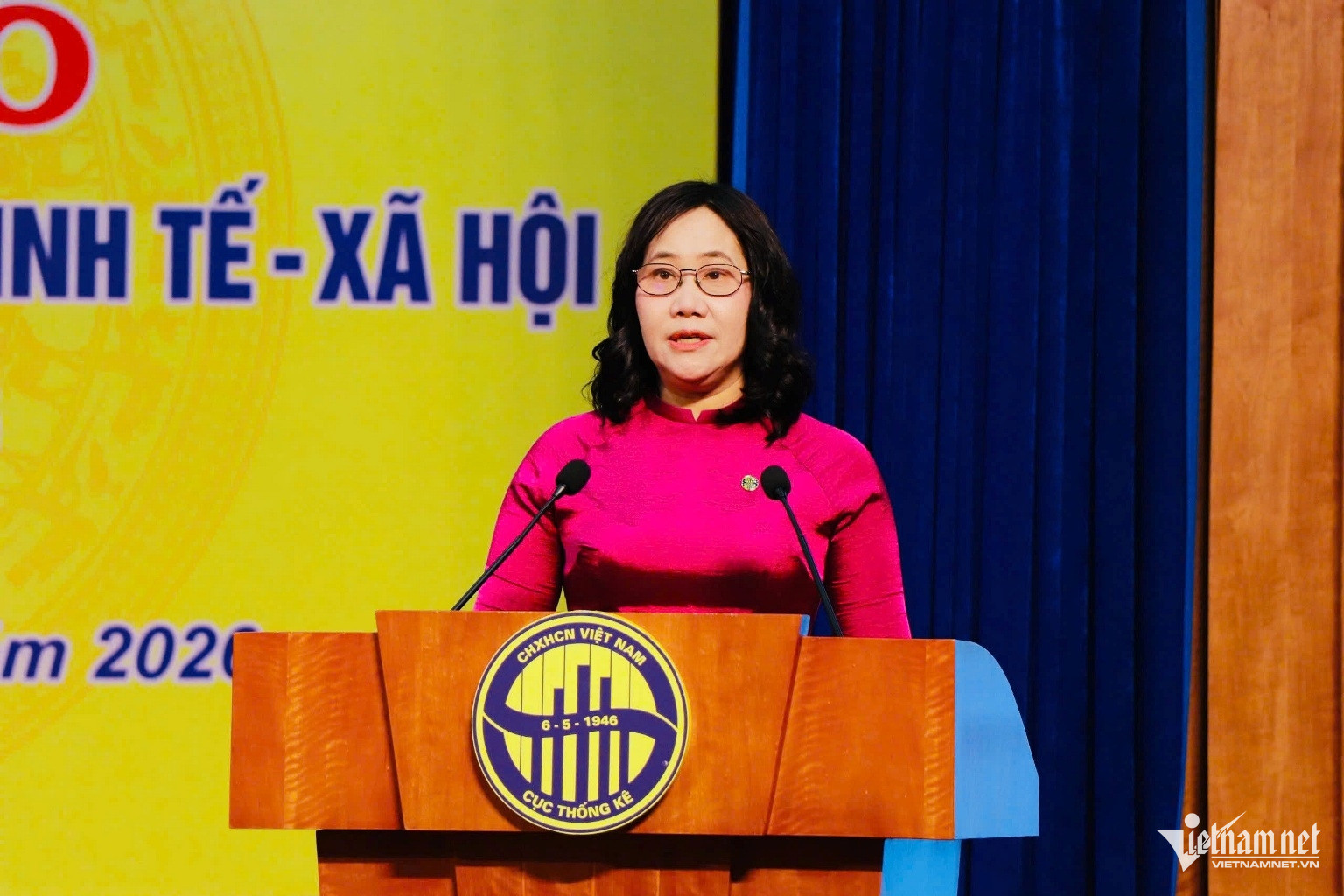 GDP quý I tăng 7,83%, kinh tế phục hồi tích cực giữa căng thẳng Trung Đông 1 W-ba Huong Cuc truong Cuc Thong ke.jpg