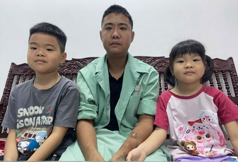 Suy thận giai đoạn cuối, cha đơn thân gắng gượng giành sự sống nuôi hai con nhỏ