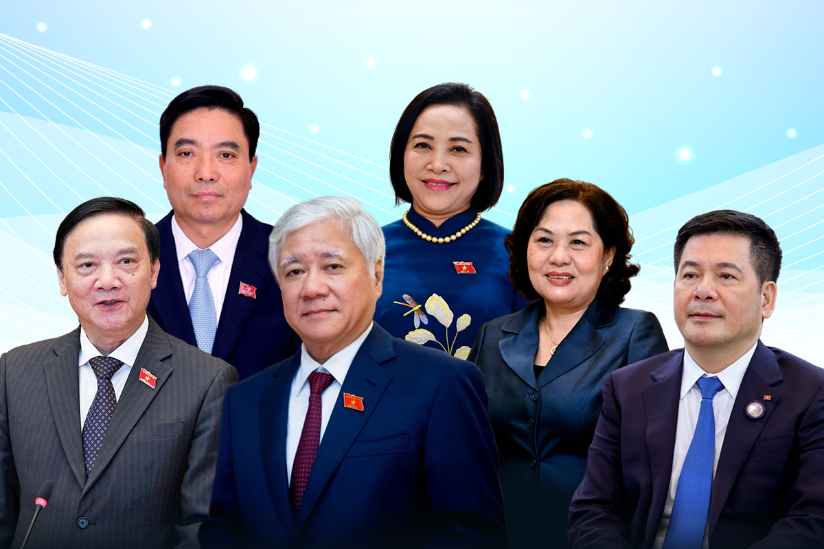 1 ủy viên Bộ Chính trị, 5 ủy viên Trung ương làm Phó Chủ tịch Quốc hội