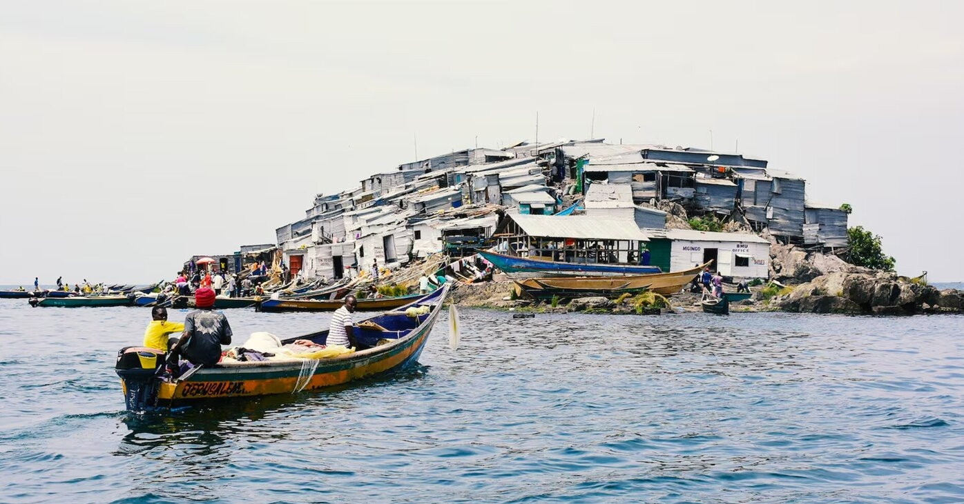 Làng Migingo: Hòn đảo nhỏ hơn sân bóng đá với gần 1.800 cư dân chen chúc