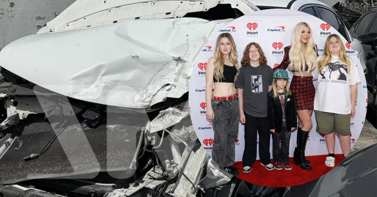 Tori Spelling và 4 con nhập viện sau tai nạn giao thông nghiêm trọng tại California