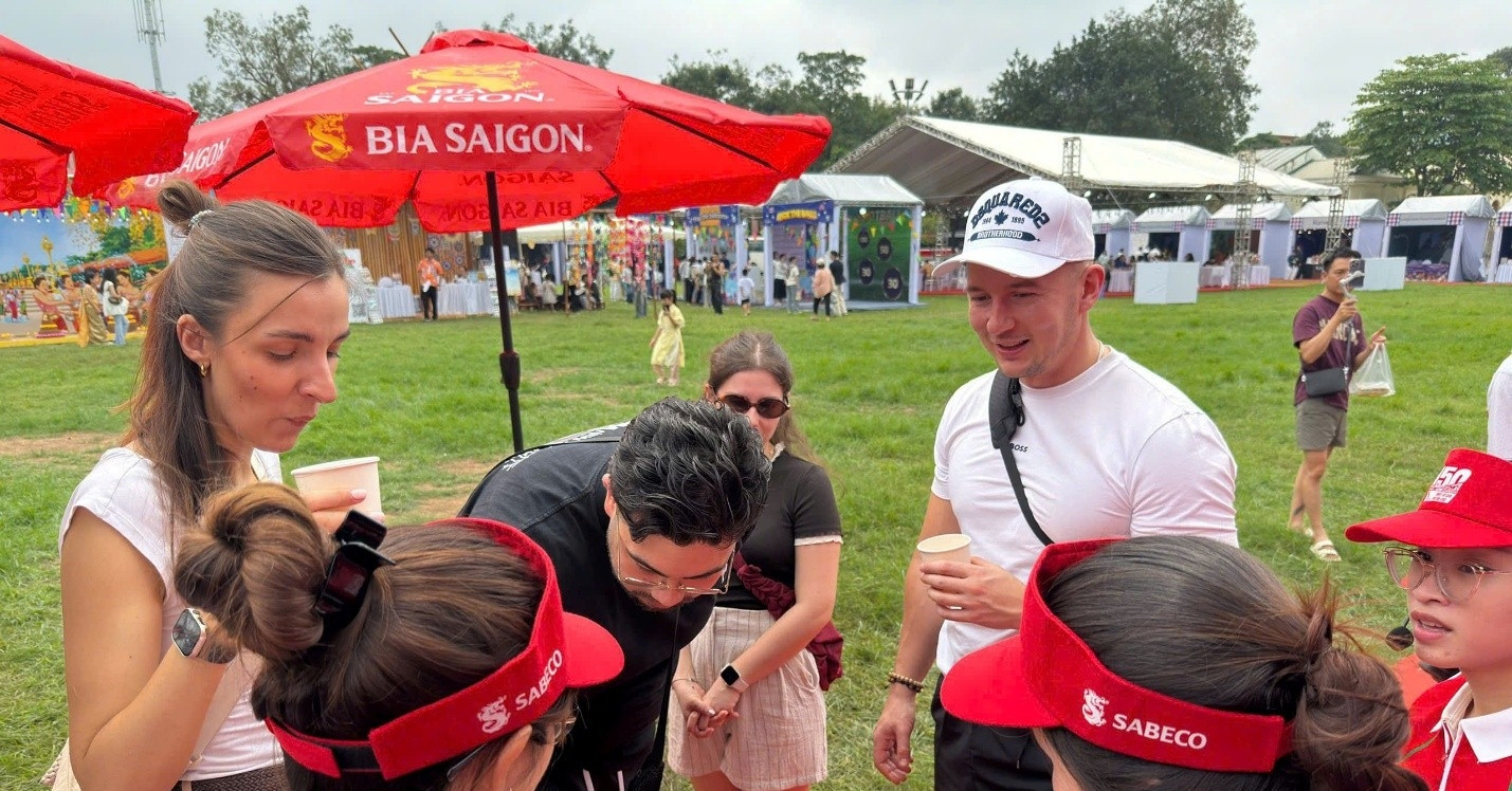 Sabeco ghi dấu ấn mạnh mẽ tại Thai Festival 2026