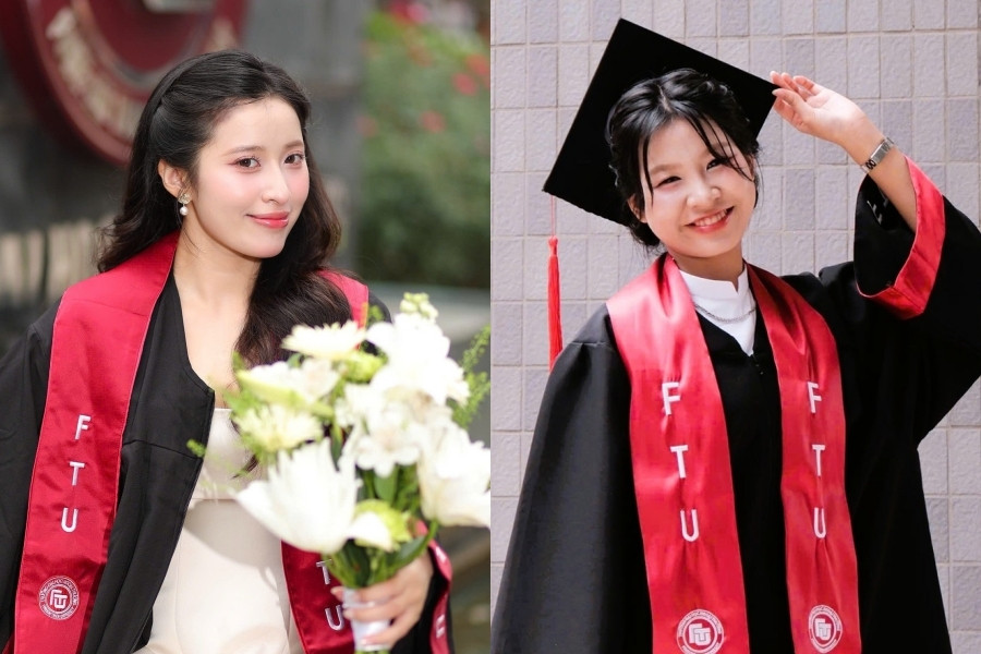 Hai nữ thủ khoa toàn quốc tốt nghiệp sớm loại xuất sắc tại Trường ĐH Ngoại thương