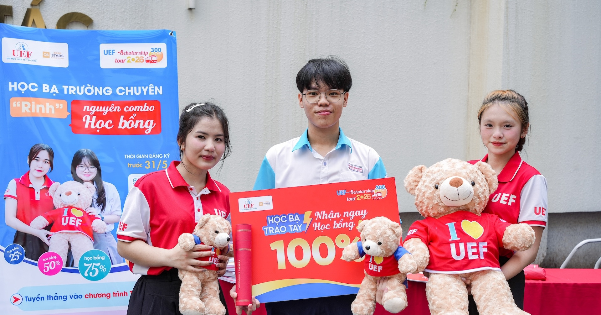 UEF Scholarship Tour 2026: Hàng Nghìn Suất Học Bổng Trao Tận Tay Học Sinh THPT