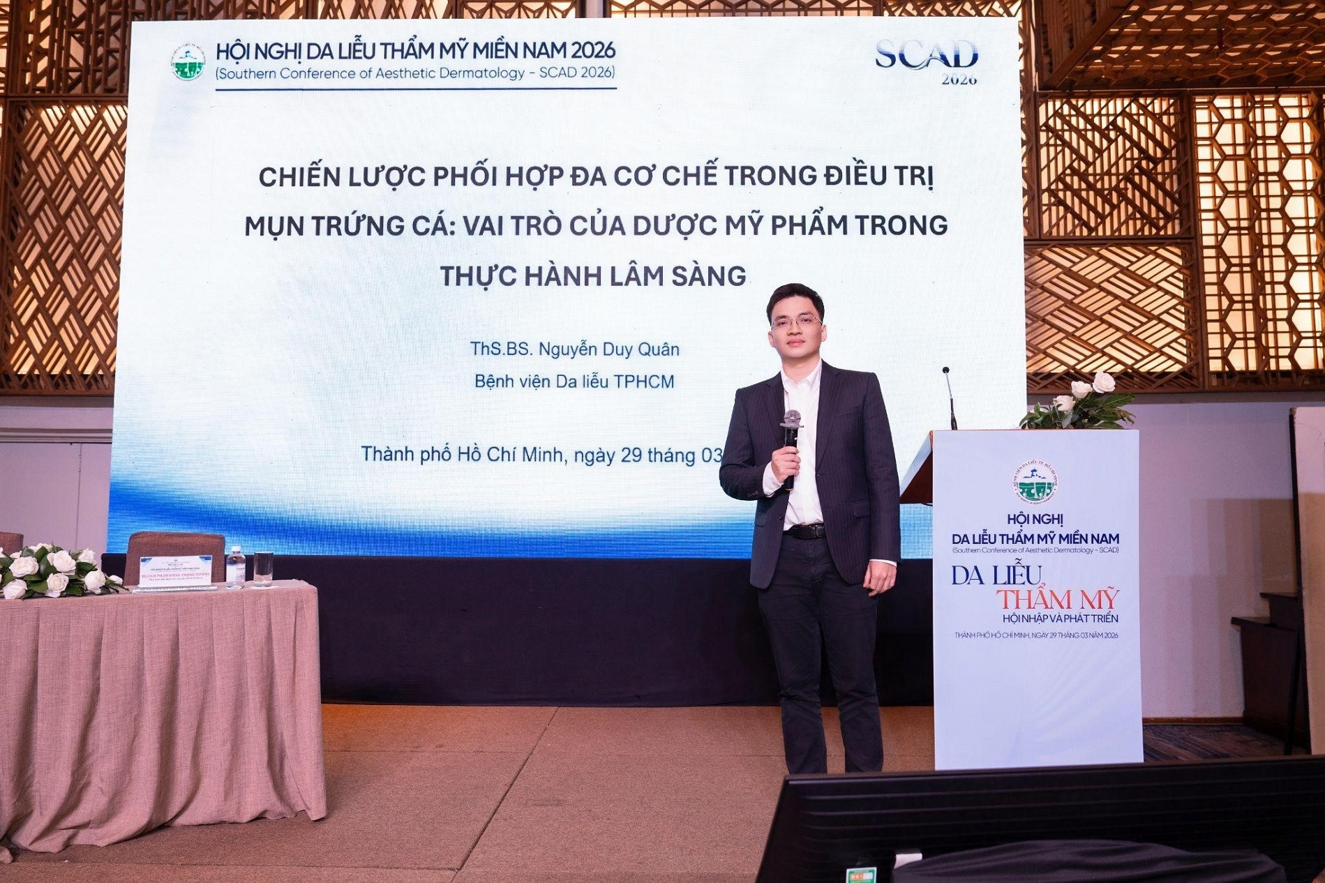 Trioderma - Dược mỹ phẩm Việt báo cáo nghiên cứu lâm sàng tại SCAD 2026