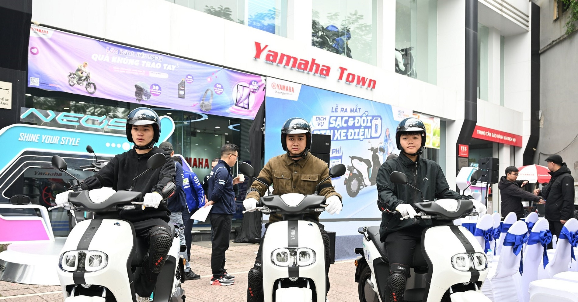 Yamaha NEO's: Bạn đồng hành xanh với dịch vụ miễn phí 24/7 tại Hà Nội và TP.HCM