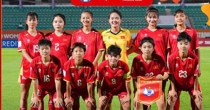 U20 Việt Nam lần thứ hai vào tứ kết U20 nữ châu Á