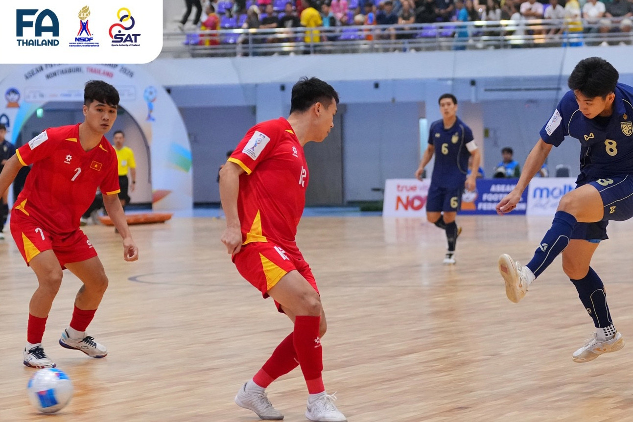 Xác định 2 cặp đấu bán kết futsal Đông Nam Á 2026