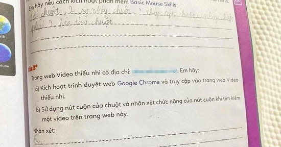 Bộ GD&ĐT phản hồi về sách Tin học lớp 3 có liên kết web lạ
