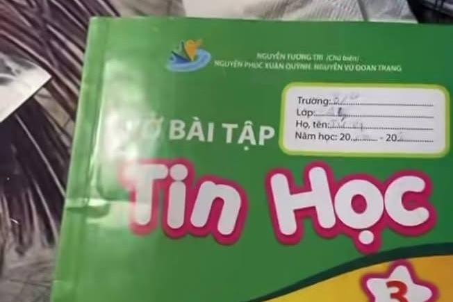 Đường link vở Tin học lớp 3 dẫn đến 'web đen', đơn vị phát hành sách thông báo khẩn