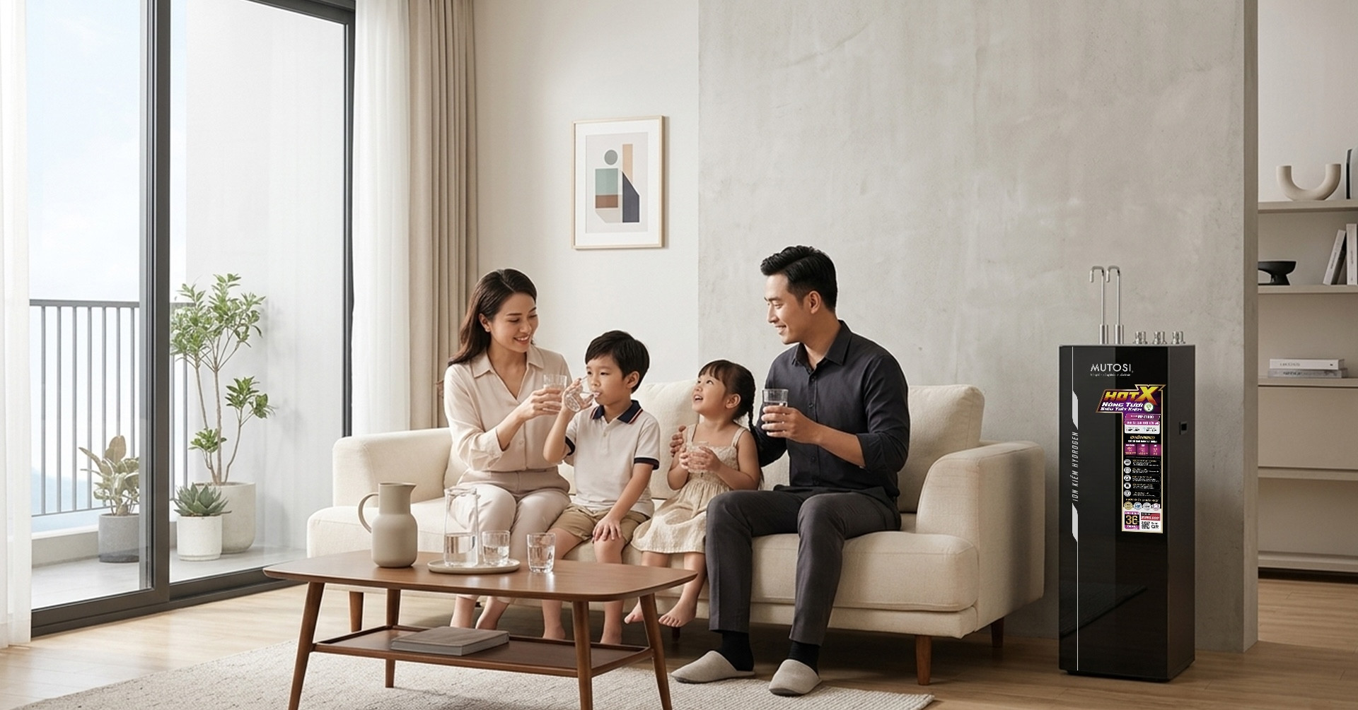 Máy lọc nước nóng tươi HotX: đáp ứng nhu cầu tiện lợi, tiết kiệm năng lượng